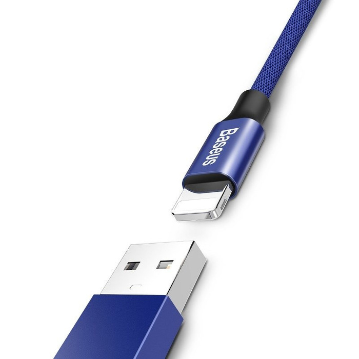 Kabel BASEUS Lightning Yiven 120cm 2A niebieski