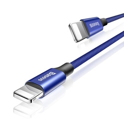Kabel BASEUS Lightning Yiven 120cm 2A niebieski