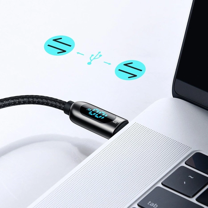 Kabel Baseus CATSK-C01 USB-C - USB-C PD QC 100W 5A 480Mb/s 2m - czarny