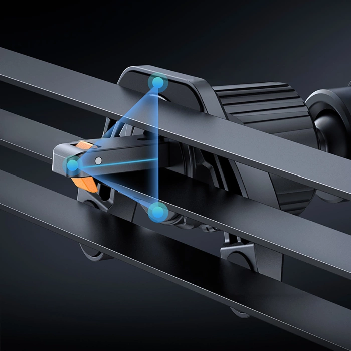 Baseus Wisdom ładowarka indukcyjna uchwyt samochodowy do telefonu na kartkę czarny (CGZX000001)