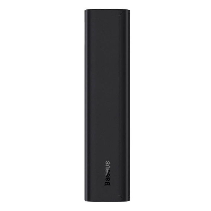 Baseus Adaman2 powerbank z wyświetlaczem cyfrowym 10000mAh 30W 2 x USB / 1x USB Typ C Overseas Edition PD QC SCP czarny (PPAD040101)