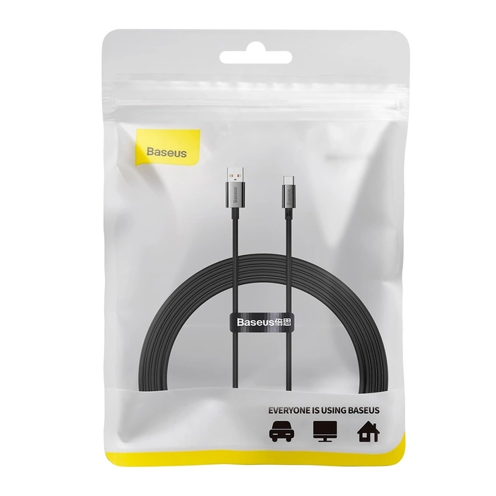 Kabel USB do USB-C Baseus Superior 100W 1m (czarny)