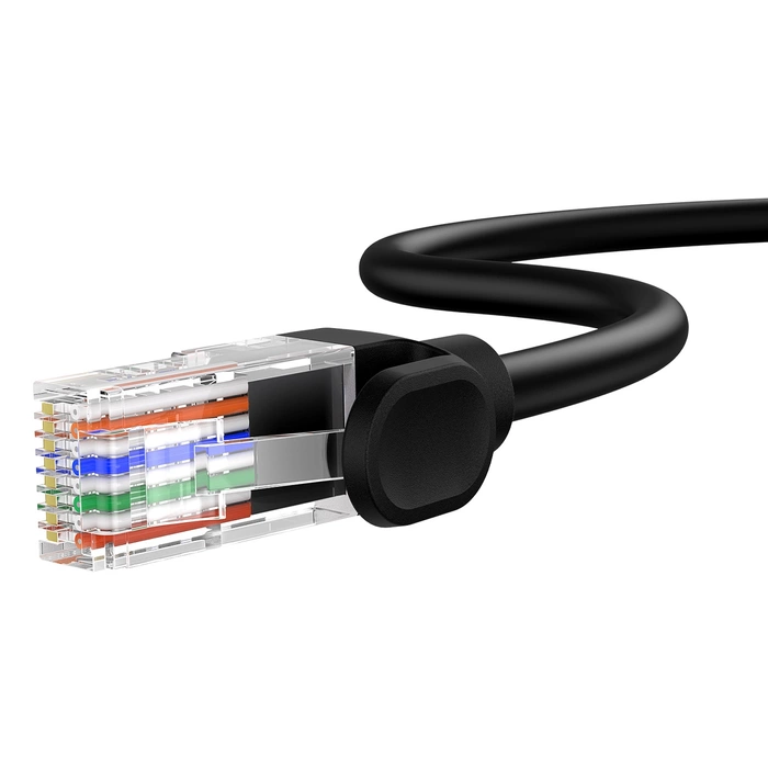 Kabel sieciowy Baseus Ethernet CAT5, 1,5m (czarny)