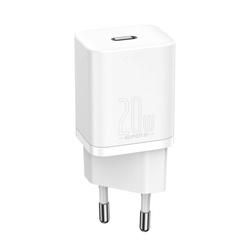 Baseus Super Si 1C szybka ładowarka USB Typ C 20 W Power Delivery biały (CCSUP-B02)