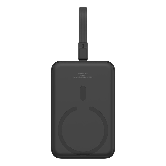 Powerbank Baseus Magnetic Mini MagSafe 10000mAh 20W z wbudowanym kablem Lightning 0.3m Czarny