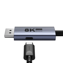 Adapter USB-C - DP Baseus 8K 1,5m (czarny)