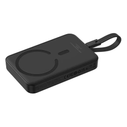 Powerbank Baseus Magnetic Mini MagSafe 10000mAh 30W z wbudowanym kablem USB-C 0.3m Czarny