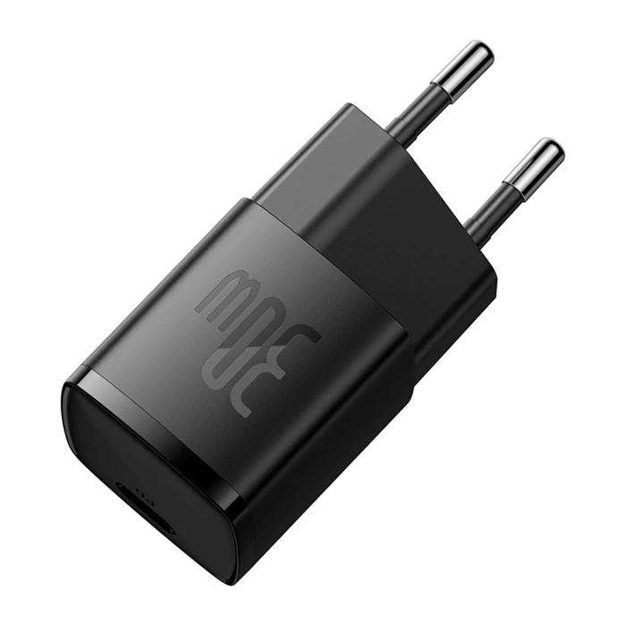 BASEUS ładowarka sieciowa Typ C PD 30W GaN Cube Pro czarna