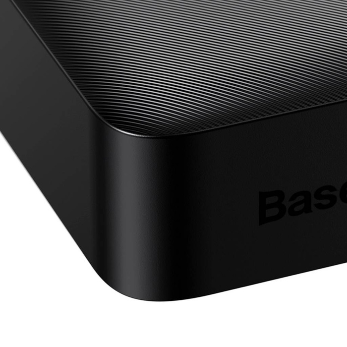 [PO ZWROCIE] Baseus Bipow powerbank z szybkim ładowaniem 20000mAh 15W czarny (Overseas Edition) + kabel USB-A - Micro USB 0.25m czarny (PPBD050101)
