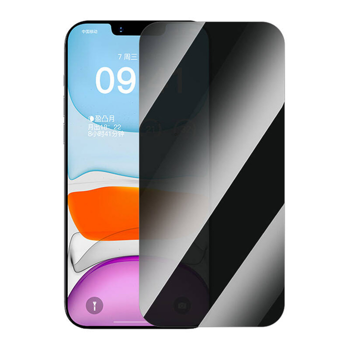 Szkło hartowane prywatyzujące iPhone 11 Pro/X/XS Baseus Superior + zestaw czyszczący i Easy Stick