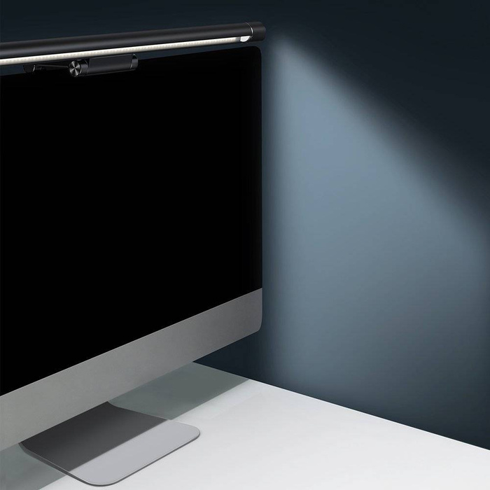 Baseus i-work lampka LED na monitor do pulpitu oświetlenie ekranu czarny (DGIWK-P01)