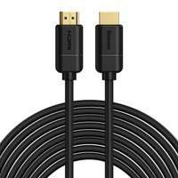 Baseus kabel przewód HDMI 2.0 4K 30 Hz 3D HDR 18 Gbps 8m czarny (CAKGQ-E01)