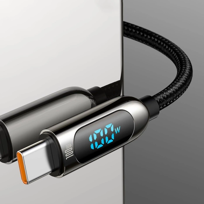 Kabel Baseus CATSK-B06 USB-C - USB-C PD 100W 5A 480Mb/s 1m - zielony
