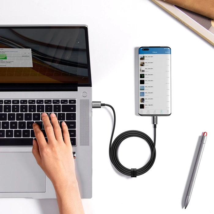 Kabel USB do USB-C Baseus Superior 100W 1,5m (czarny)