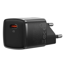 BASEUS ładowarka sieciowa Typ C PD 30W GaN Cube Pro czarna