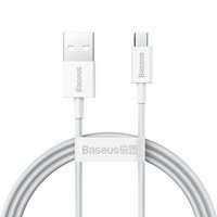 Baseus Superior kabel przewód USB - micro USB do szybkiego ładowania 2A 1m biały (CAMYS-02)
