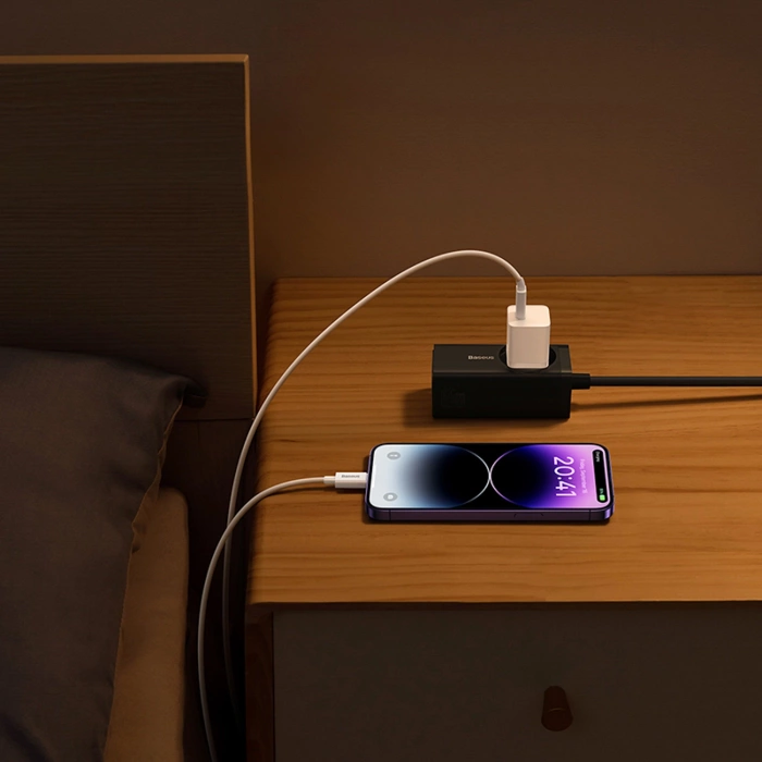 Miniładowarka sieciowa Baseus GaN5 30W USB-C - biała