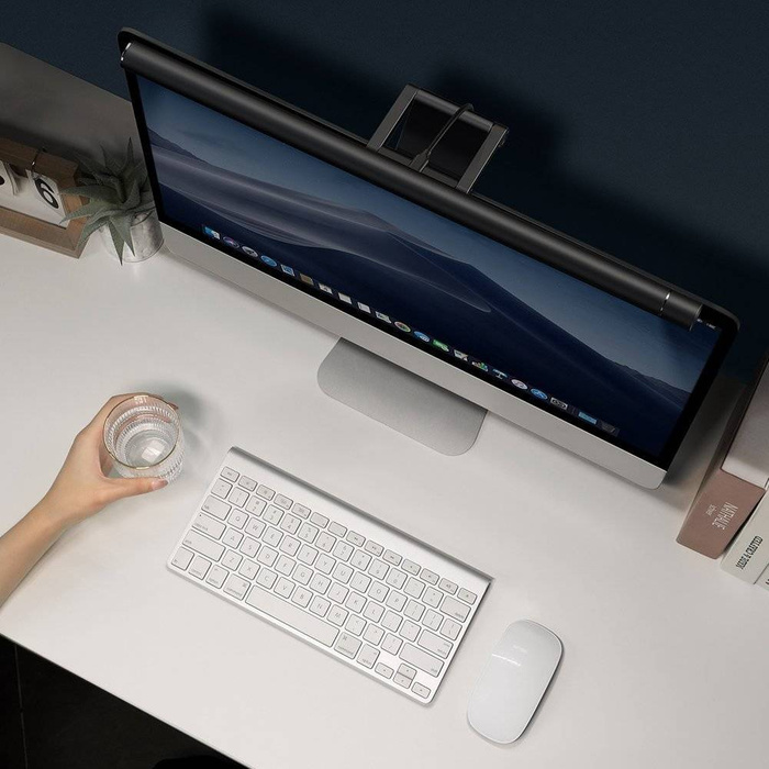 Baseus i-work lampka LED na monitor do pulpitu oświetlenie ekranu czarny (DGIWK-P01)