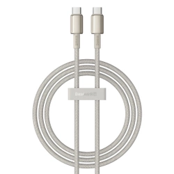 Kabel Baseus Tungsten Gold USB-C / USB-C 100W 1m - złoty