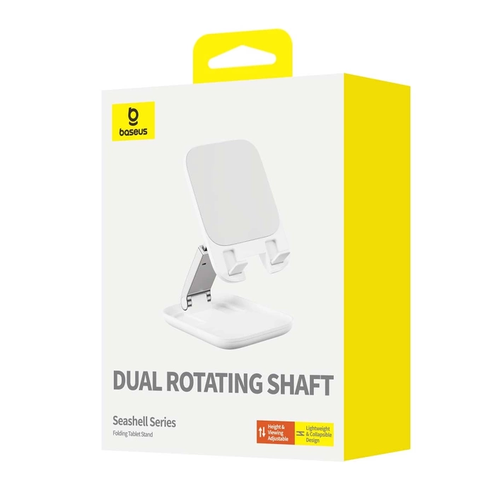 Składany stojak na tablet Baseus Seashell (biały)