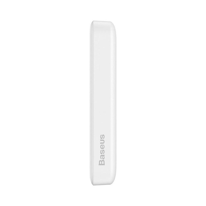 Baseus Magnetic Mini powerbank z ładowaniem indukcyjnym MagSafe 15W / szybkie ładowanie PD QC 20W 10000mAh biały (Overseas Edition) + Xiaobai Series kabel USB-C - USB-C 60W 3A 0.5m biały