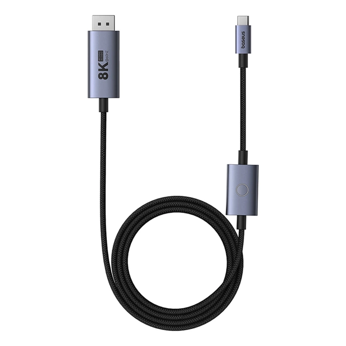 Adapter USB-C - DP Baseus 8K 1,5m (czarny)