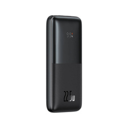 Baseus Bipow Pro powerbank 10000mAh 22.5W + kabel USB 3A 0.3m czarny (PPBD040001)