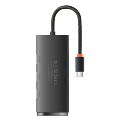 Baseus Lite Series 4-Port Type-C HUB Adapter (Type-C to USB 3.0*4) 25cm Black