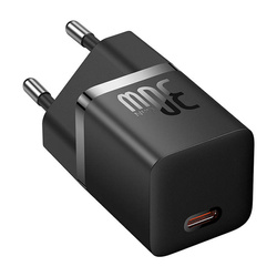 Mini ładowarka sieciowa Baseus GaN5  30W (czarna)