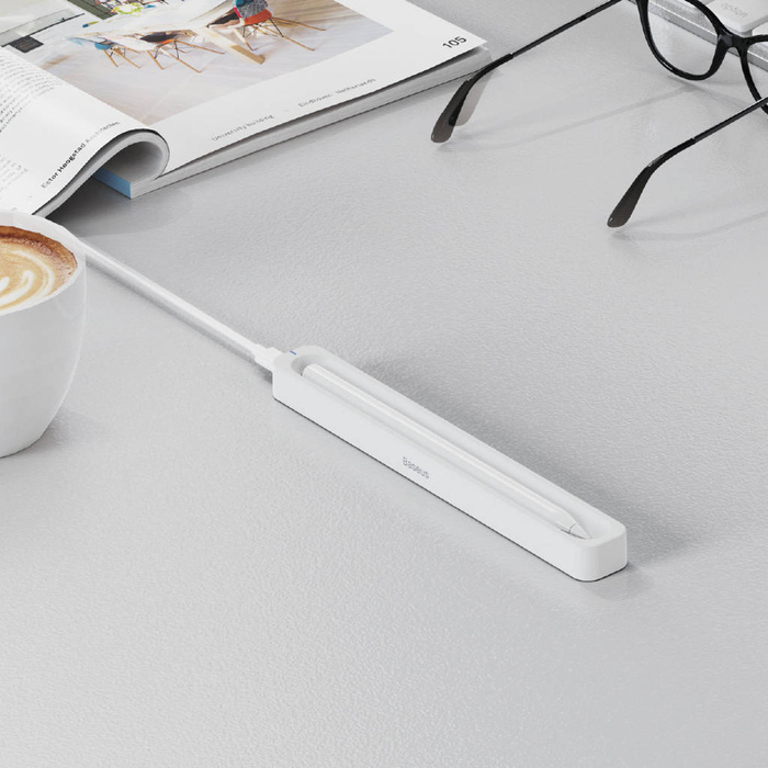 Ładowarka bezprzewodowa do Apple Pencil 2 / rysik Baseus - biała