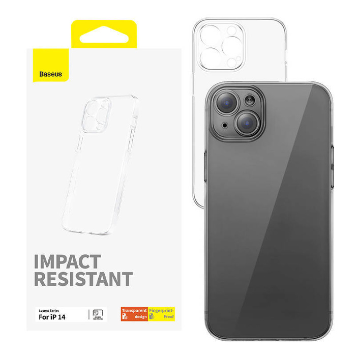 Etui na telefon iPhone 14 Baseus OS-Lucent Series (Przezroczysty) Case