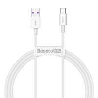 Baseus Superior kabel USB - USB Typ C 66 W 6A 1 m Biały (CATYS-02)