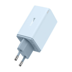 Ładowarka sieciowa Baseus GaN6 Pro, 2xUSB-C + 2xUSB, 65W (niebieska)