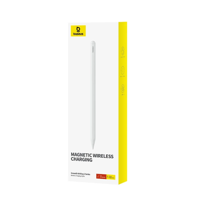 [PO ZWROCIE] Rysik z aktywną końcówką Baseus Smooth Writing 2 Overseas Edition do iPad z wymienną końcówką - biały
