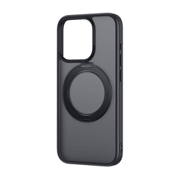 Etui iPhone 13 Pro Baseus SkyRing Magnetic ze stojakiem + szkło hartowane i zestaw czyszczący (czarny)