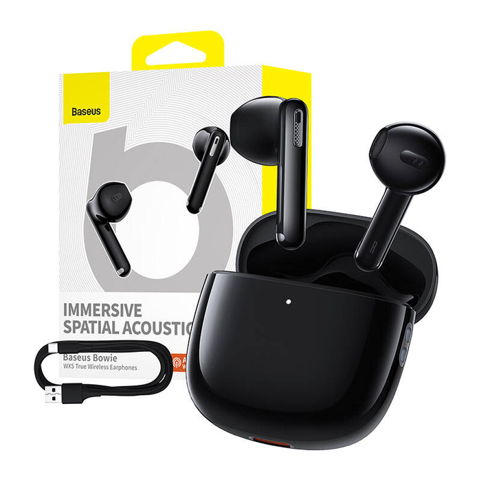Słuchawki TWS Baseus Bowie WX5 (czarny)