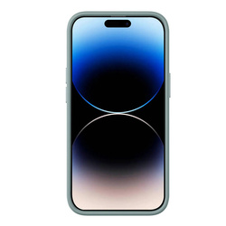 Etui Baseus Liquid Silica Gel do iPhone 14 Pro Max (zielone) +szkło hartowane +zestaw czyszczący