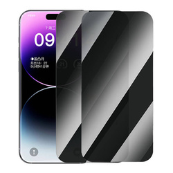Prywatyzujące szkło hartowane iPhone 14 Pro Baseus Superior +2x zestaw czyszczący i EasyStick