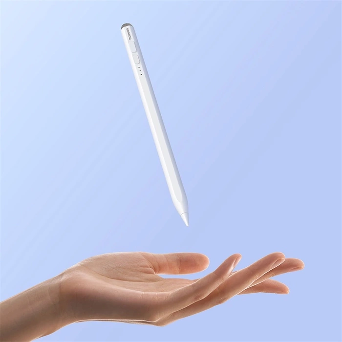 Rysik z aktywną końcówką Baseus Smooth Writing 2 do iPad z kablem USB-C i wymienną końcówką - biały