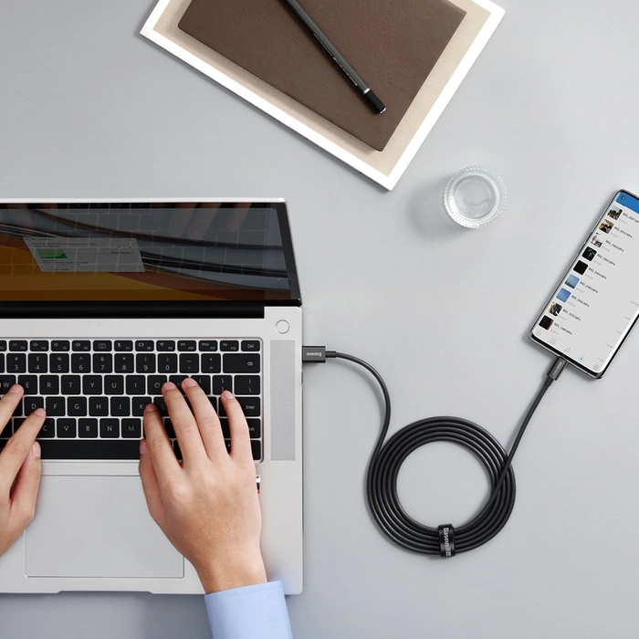 [PO ZWROCIE] Baseus Superior Series kabel SUPERVOOC USB-A do USB-C 65W 1m czarny