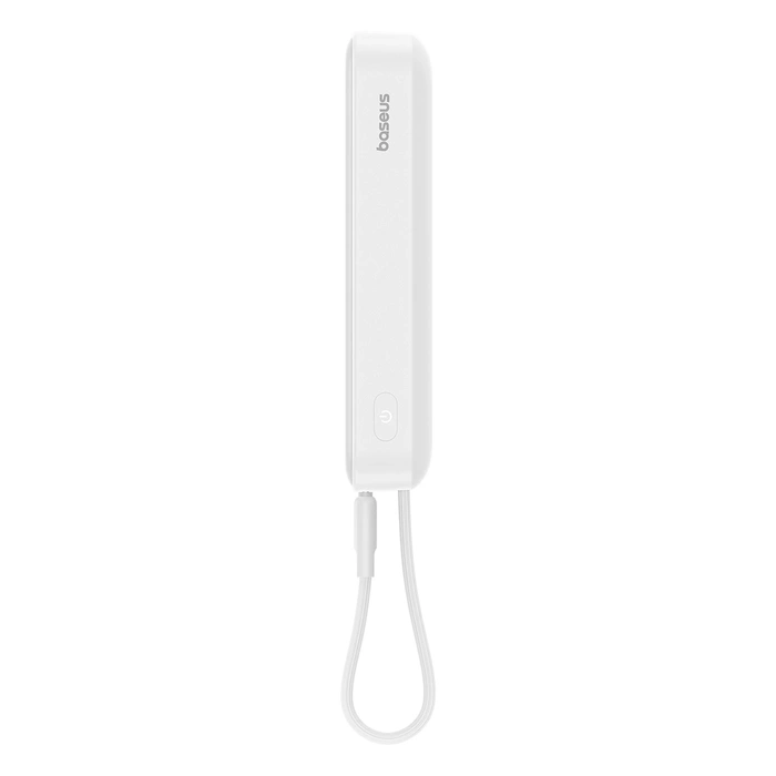 Powerbank Baseus Magnetic Mini MagSafe 10000mAh 30W z wbudowanym kablem USB-C 0.3m Biały