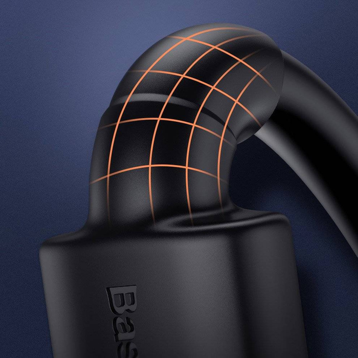 Baseus Cafule kabel przewód HDMI 2.0 4K 60 Hz 3D 18 Gbps 2m czarny (CADKLF-F01)