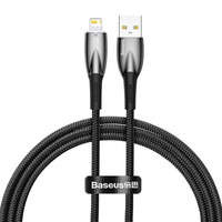 Baseus Glimmer Series kabel z szybkim ładowaniem USB - Lightning 480Mb/s 2.4A 1m czarny