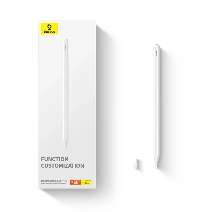 [PO ZWROCIE] Rysik z aktywną końcówką Baseus Smooth Writing 2 do iPad z wymienną końcówką - biały