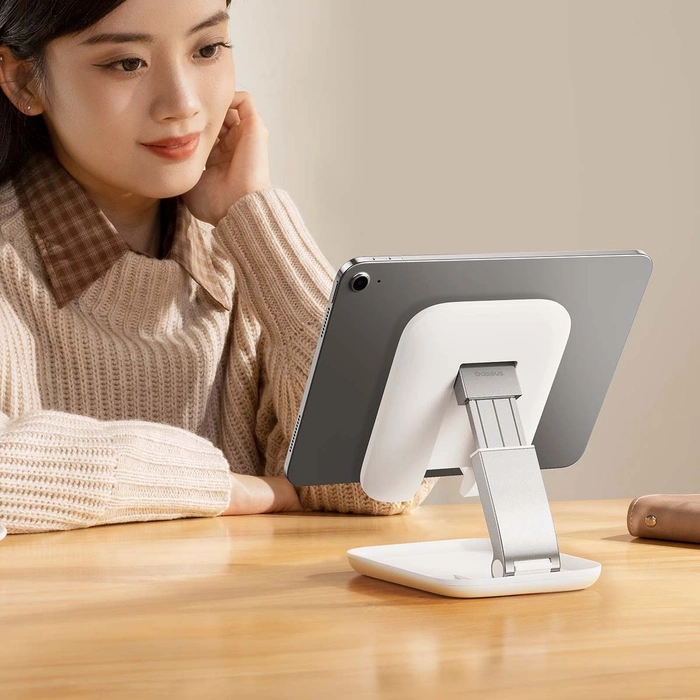 Składany stojak na tablet Baseus Seashell (biały)