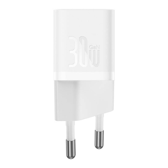 Mini ładowarka sieciowa Baseus GaN5  30W (biała)