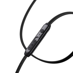 Baseus Encok H19 przewodowe douszne słuchawki 3,5 mm mini jack z pilotem i mikrofonem niebieski (NGH19-01)