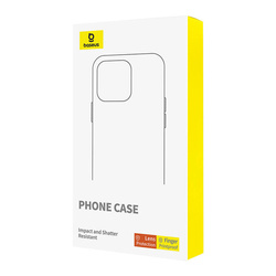 Etui iPhone 13 Pro Baseus SkyRing Magnetic ze stojakiem + szkło hartowane i zestaw czyszczący (czarny)
