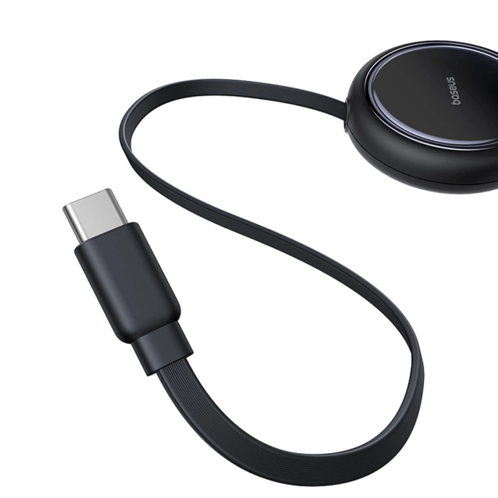Kabel zwijany Baseus Bright Mirror Series USB-C - 2 x USB-C 100W 1m - czarny