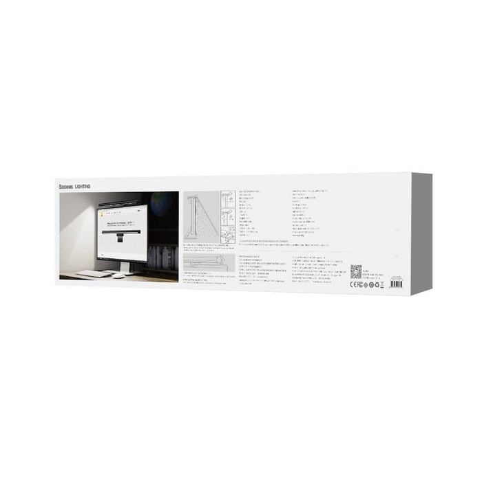 Baseus i-work lampka LED na monitor do pulpitu oświetlenie ekranu czarny (DGIWK-P01)